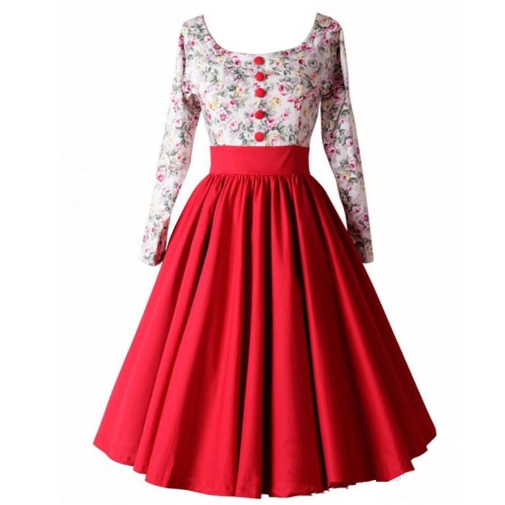 Retro Rockabilly Vintage Style Dress
